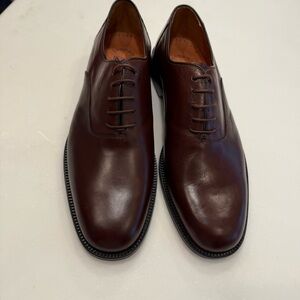 Sandro Paris “Gage” Men's Oxford Shoes Leather Lace Up Oxblood Sz 12 NEW